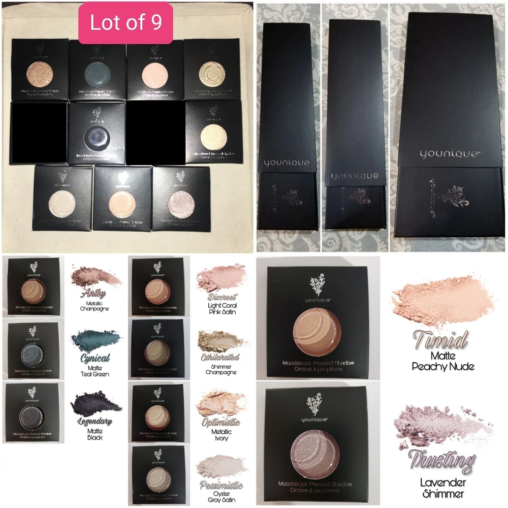 Younique Pressed Shadow Lot & Palettes